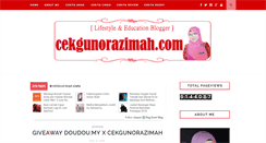 Desktop Screenshot of cekgunorazimah.com